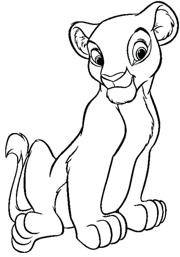 600x854 Lion King Coloring Page