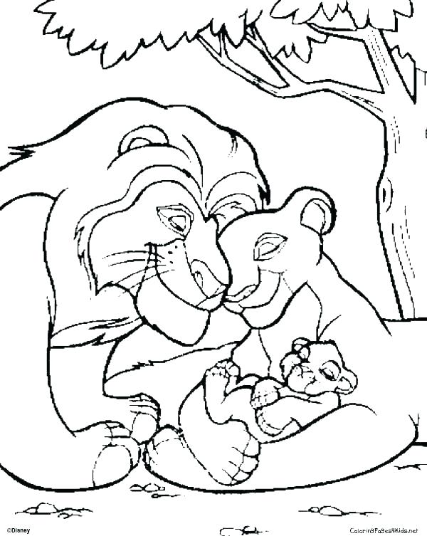 600x753 Coloring Pages Lions