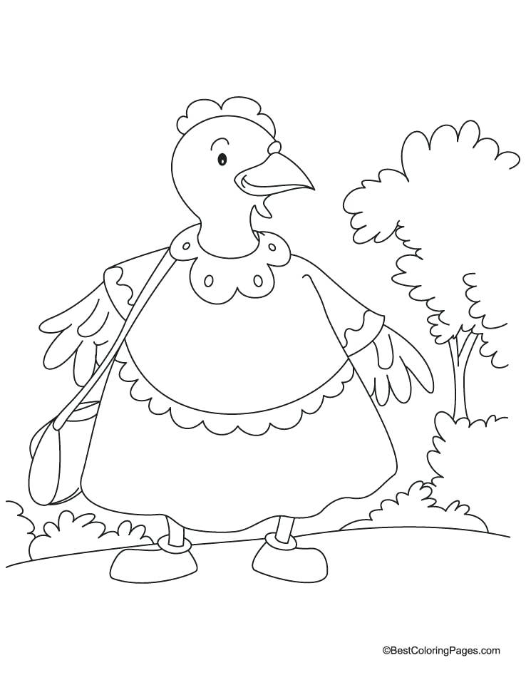 738x954 Hen Coloring Pages Little Red Hen Story Coloring Pages Home Little