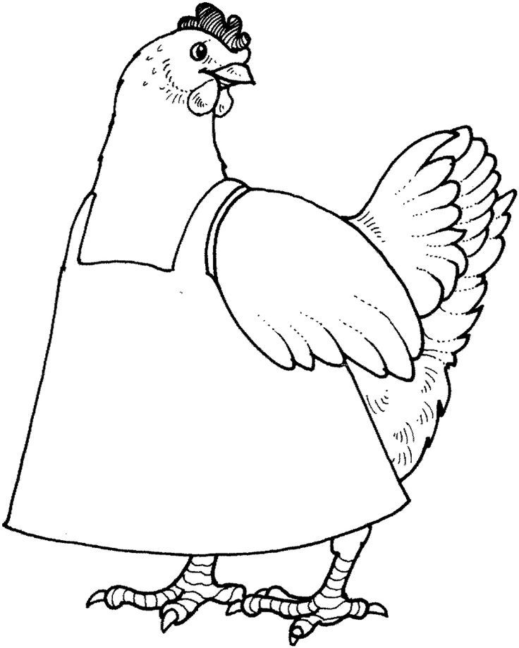 736x919 The Little Red Hen Coloring Pages Habit Put First Things