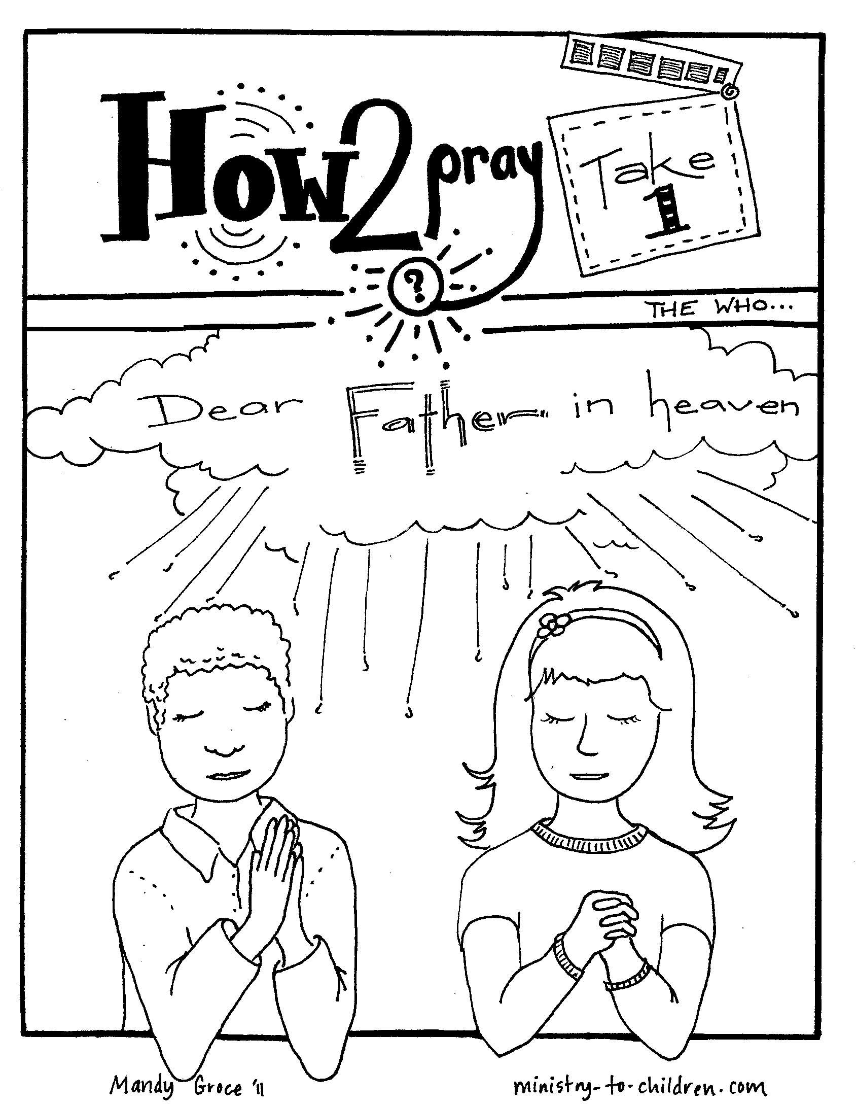 1688x2180 The Lords Prayer Coloring Pages