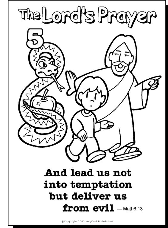 564x763 The Lord's Prayer Coloring Pages Printable