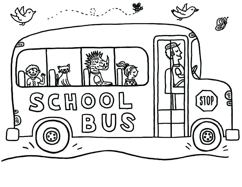 838x647 Magic School Bus Coloring Page School Bus Coloring Page The Magic