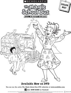 236x309 Magic School Bus Coloring Pages Kids Coloring Activity Pages