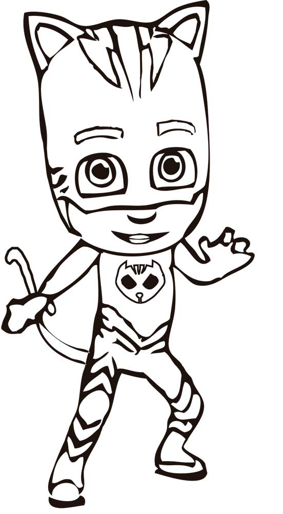 552x1000 Pj Masks Coloring Pages