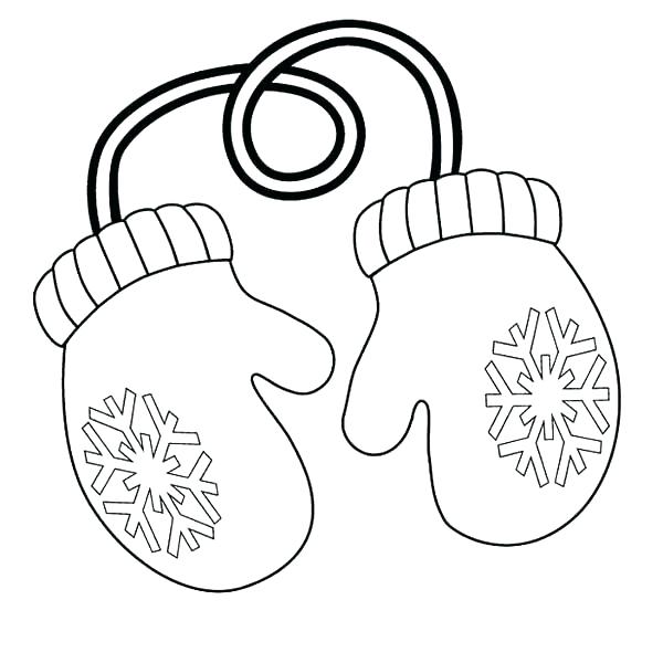 600x600 Mitten Coloring Page The Mitten Coloring Pages Of Mittens Com