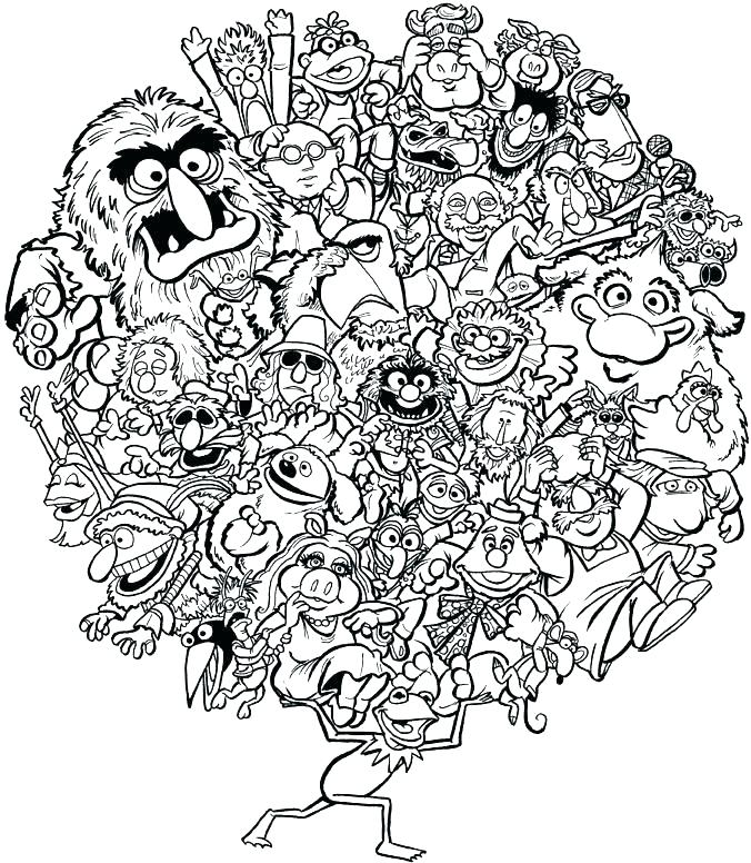 676x776 Muppet Coloring Pages Related Post Muppets Coloring Pages Print