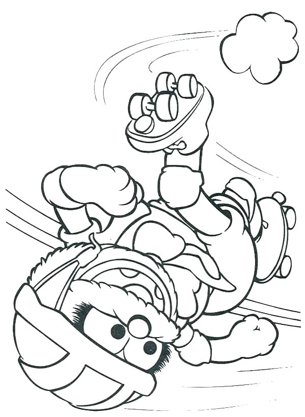 600x819 The Muppets Coloring Pages S Muppets Coloring Pages Online