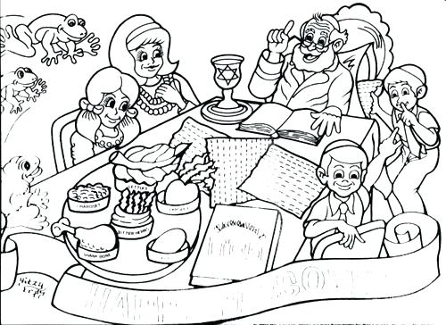 500x364 Passover Coloring Page Coloring Coloring Pages Passover Coloring