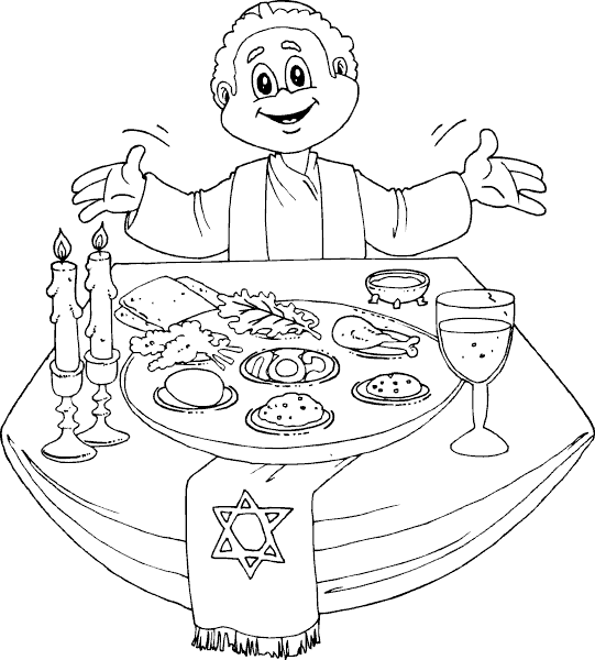 541x600 Passover Printable Coloring Pages