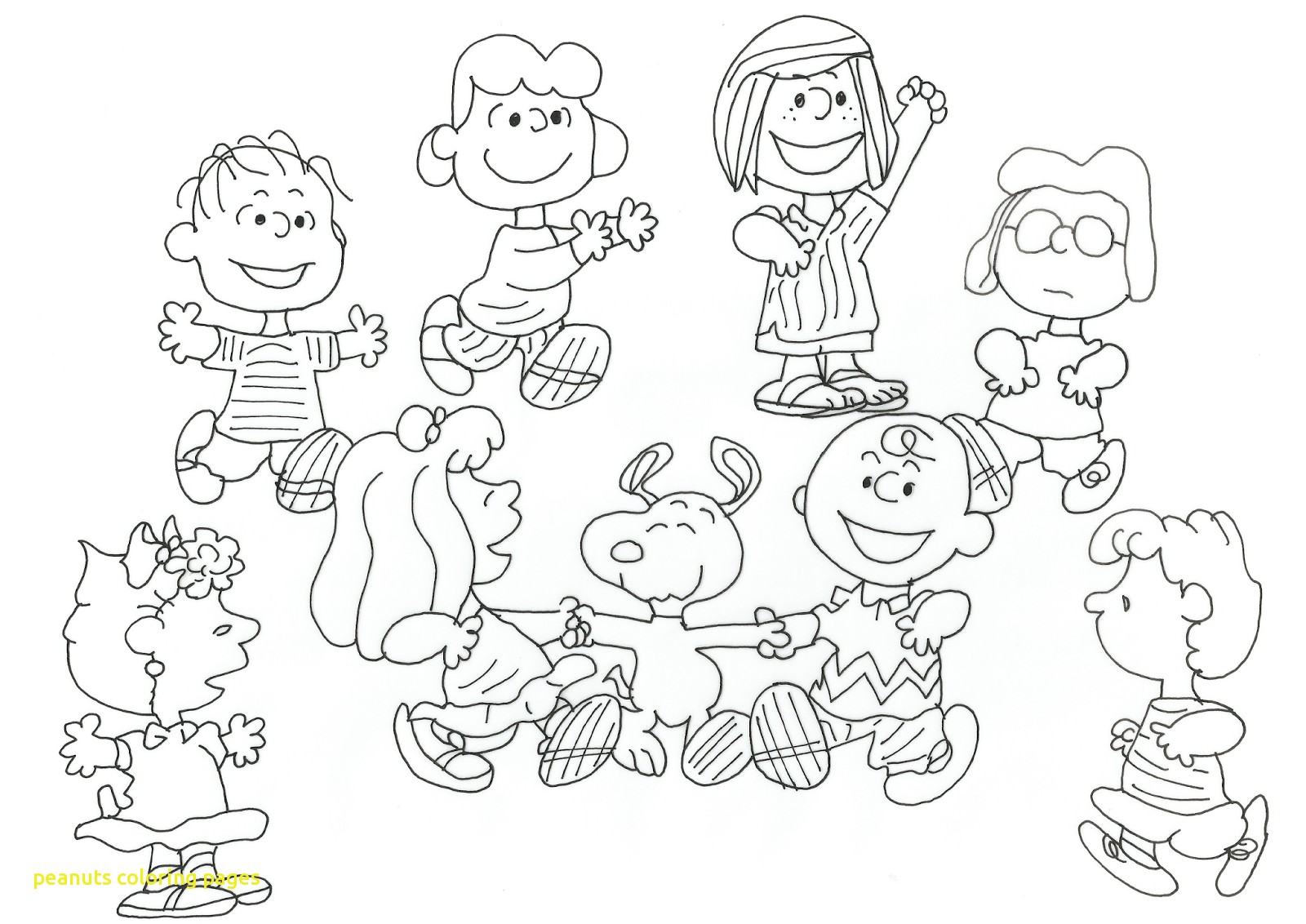 1600x1132 Peanuts Coloring Pages With Free Printable Snoopy Coloring Pages