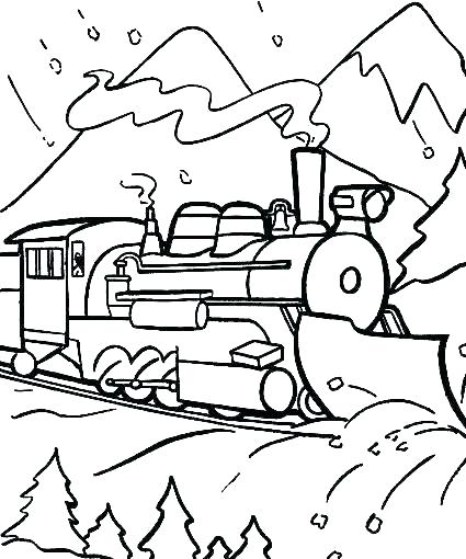 425x510 Polar Express Free Colouring Pages Polar Express Coloring Sheet