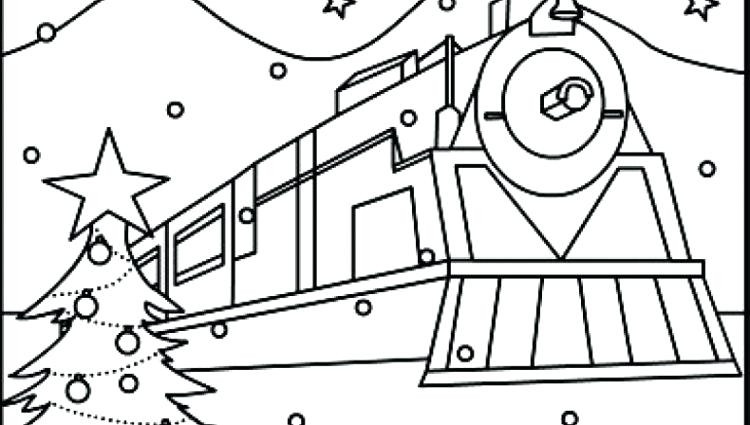 750x425 Polar Express Train Coloring Pages Educational Colouring