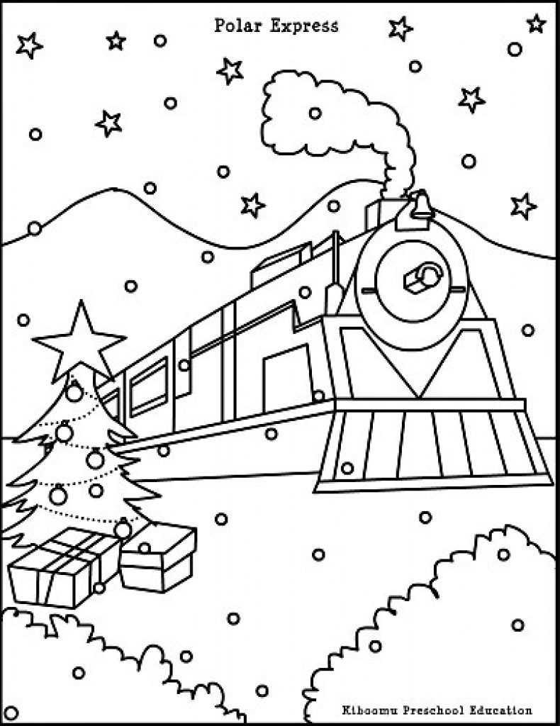 790x1024 Polar Express Train Coloring Pages Newyork Rp Com And Page Wagashiya