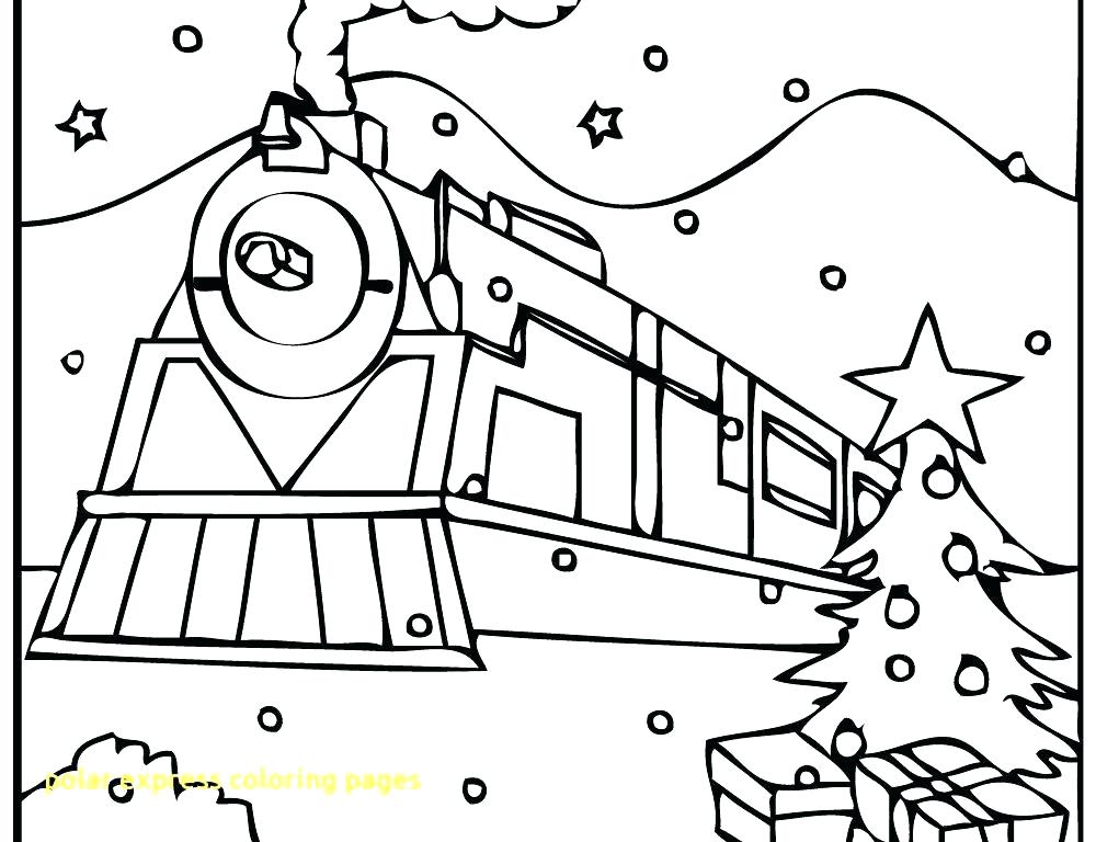 1000x768 Polar Express Coloring Page