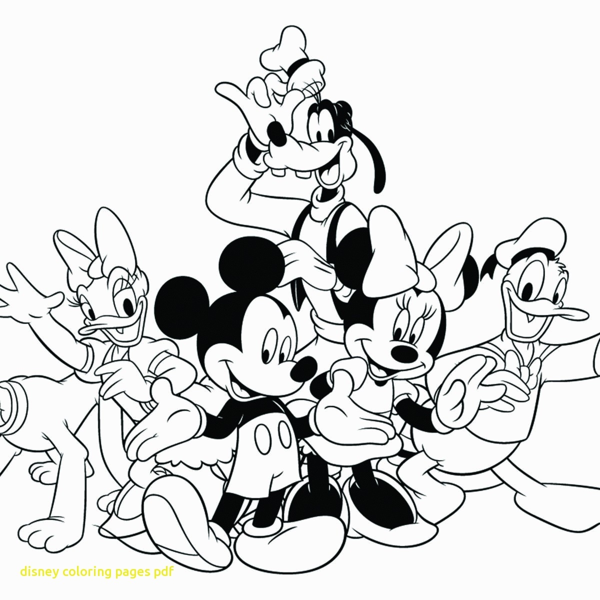 1200x1200 New Free Disney Coloring Pages Pdf Collection Great Collection