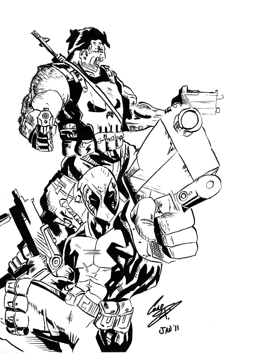 900x1168 Marvel Deadpool Coloring Pages