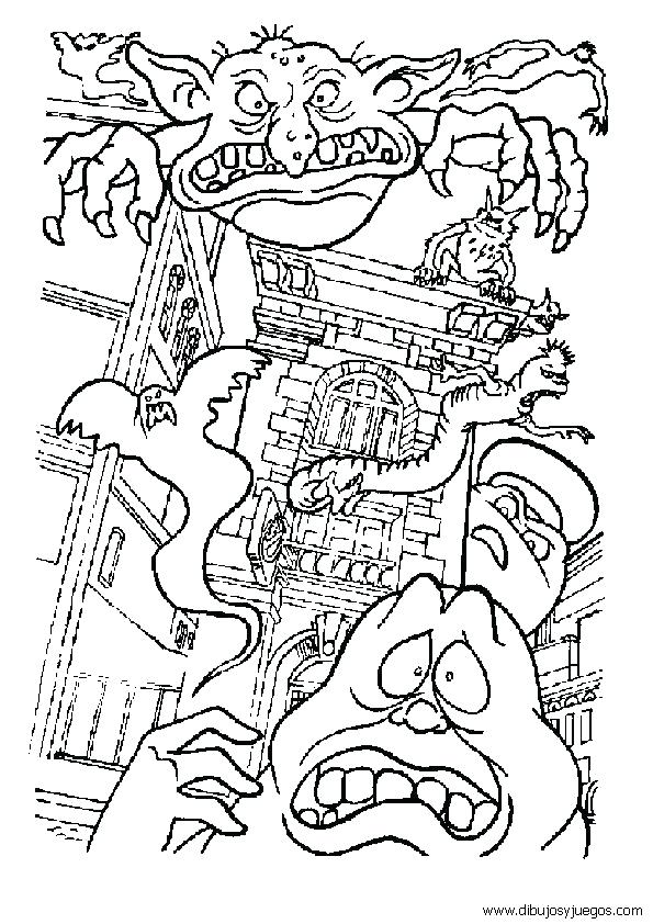 595x842 Ghostbusters Car Coloring Pages Ghosts Coloring Pages Big Ghost