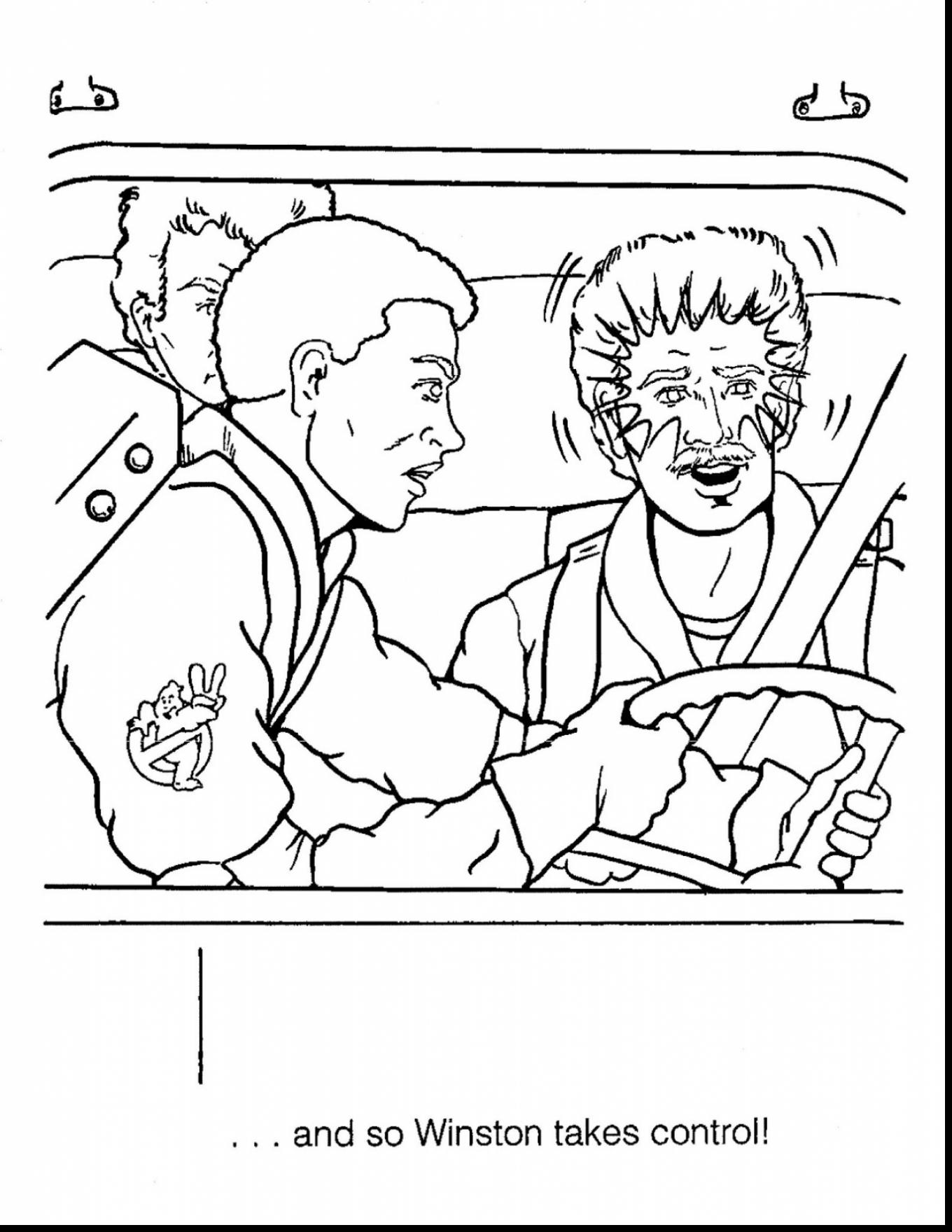 1360x1760 Brilliant Ghostbusters Cartoon Coloring Pages With On Beautiful