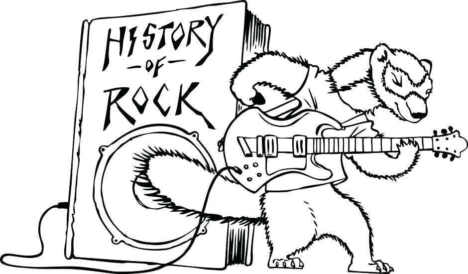 940x550 Rock And Roll Coloring Pages N