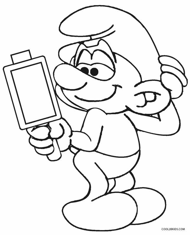 643x794 Printable Smurf Coloring Pages For Kids