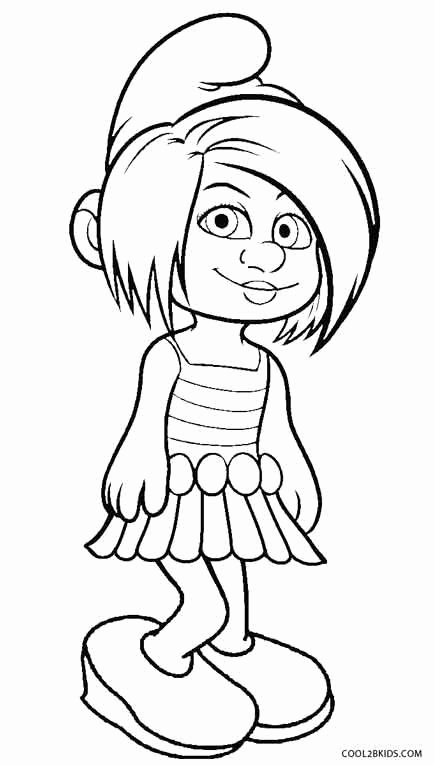 434x765 Smurfs Coloring Pages Fresh Printable Smurf Coloring Pages