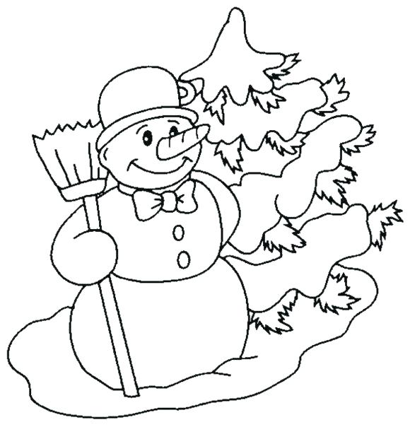 The Snowy Day Coloring Page at GetDrawings | Free download