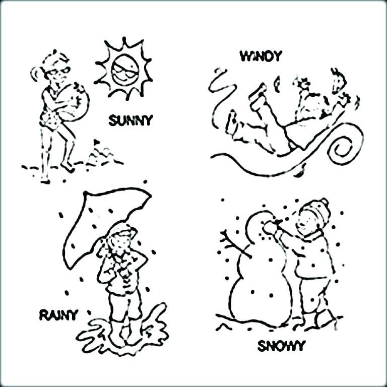 768x768 Weather Coloring Pages