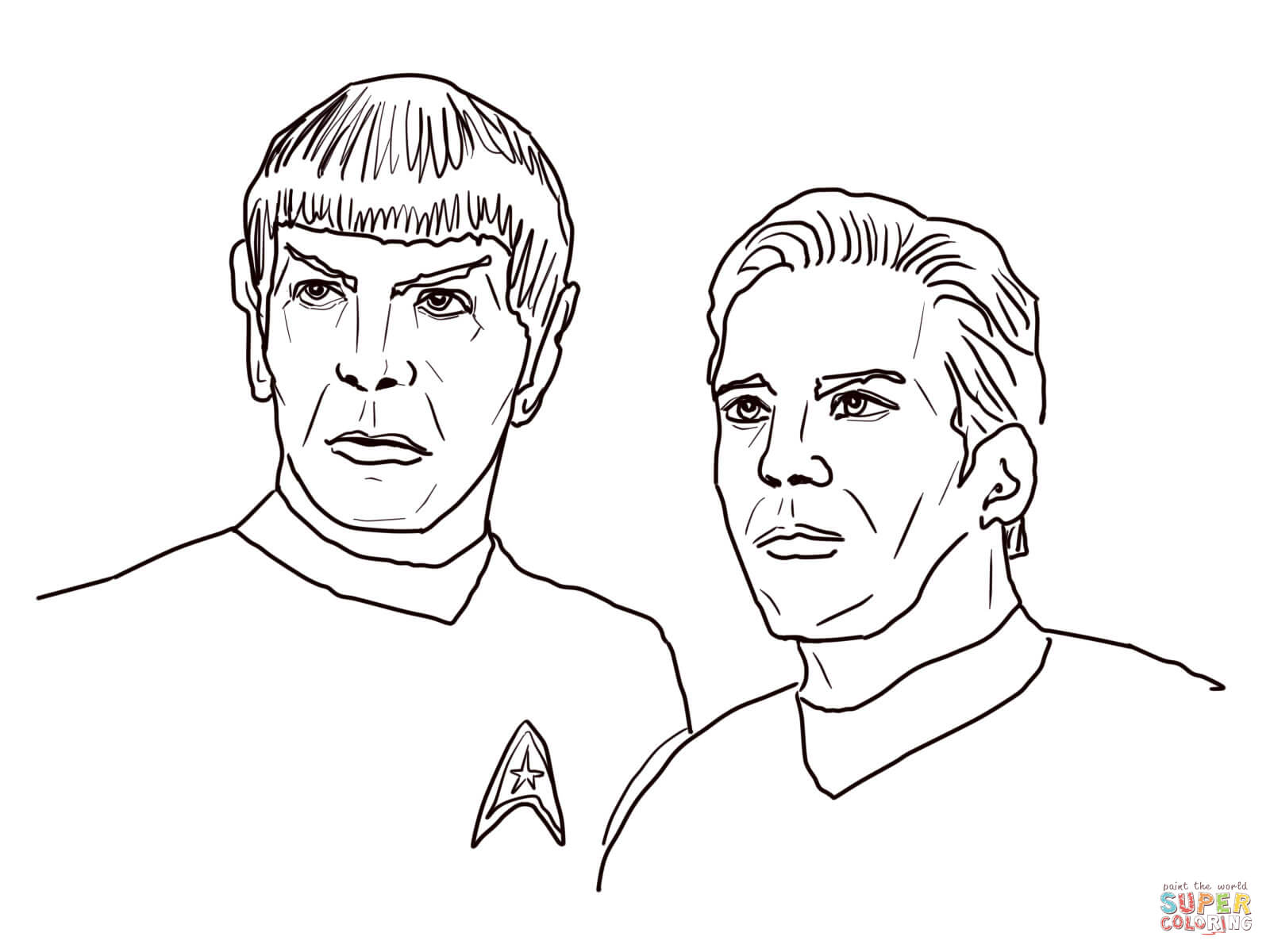 1600x1200 New Star Trek Coloring Pages For Kids