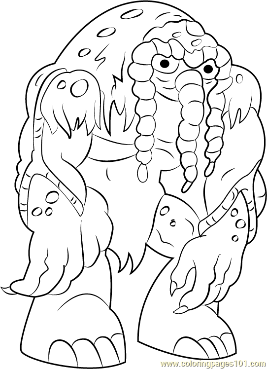 542x748 Man Thing Coloring Page
