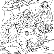 220x220 The Thing Coloring Pages