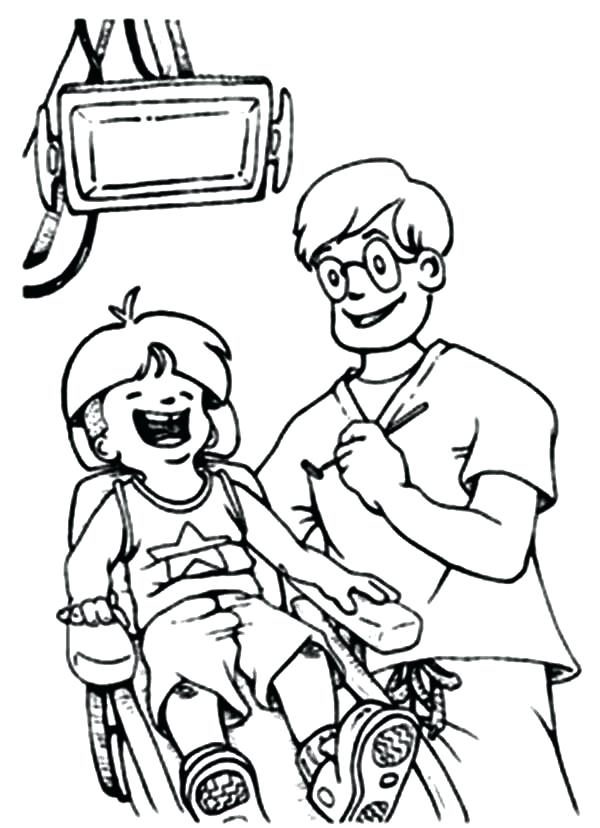 600x828 Dental Coloring Pages For Kids In Addition To Dental Health Is