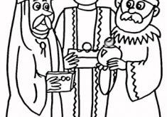 235x165 Modern Design Wise Men Coloring Page Kings Coloring Page Free