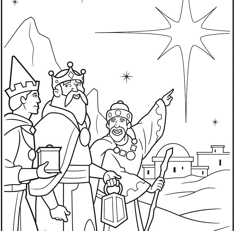 810x800 Wise Men Coloring Page Wise Men Coloring Pages King Coloring Pages