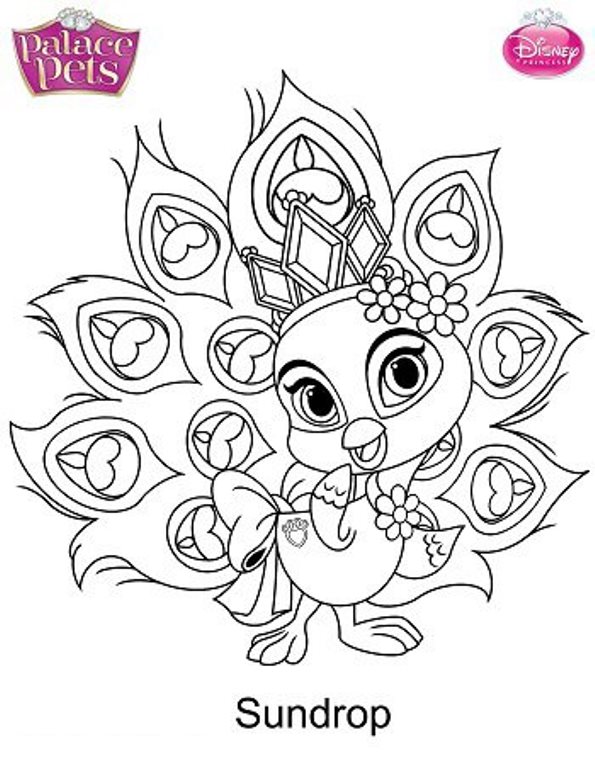 595x768 Palace Pets Coloring Pages The Sun Flower Pages