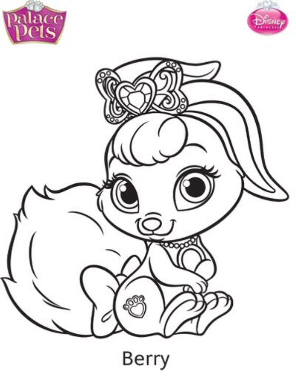 595x759 Princess Palace Pets Coloring Pages Interesting Kidsnfun