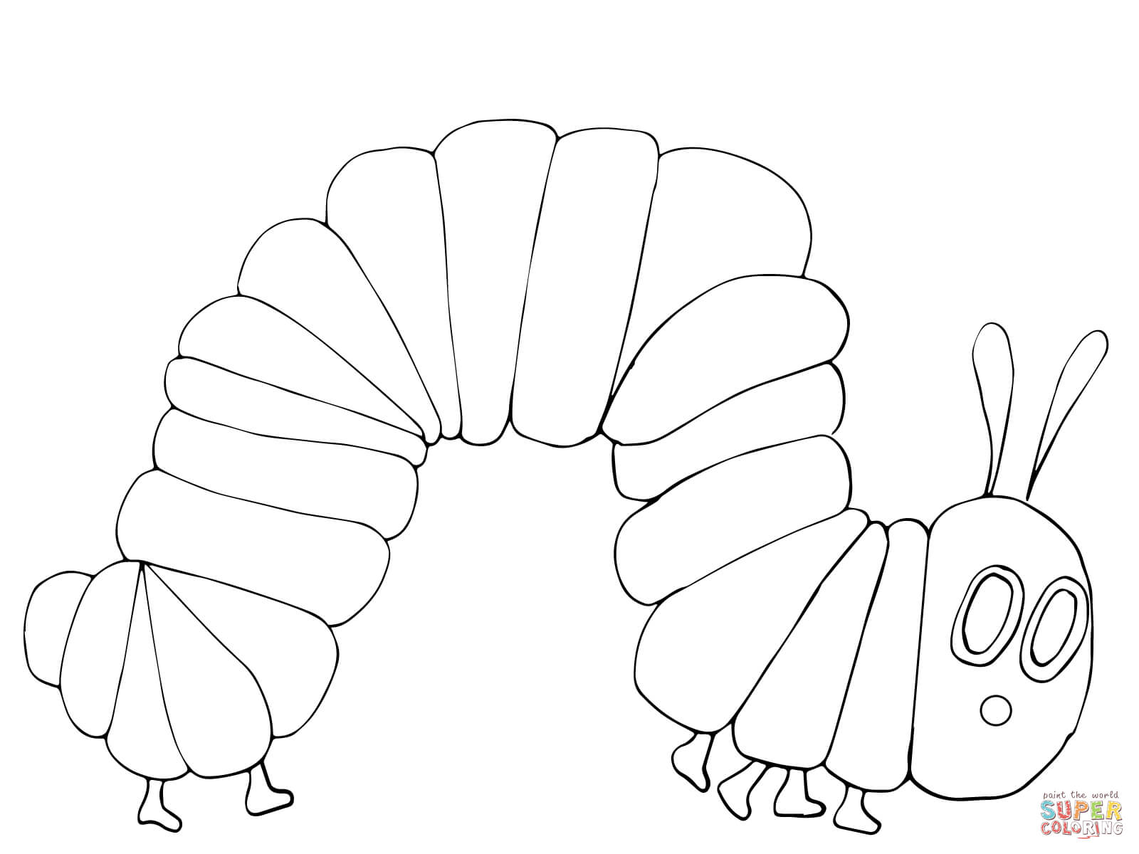 1600x1200 Endorsed Very Hungry Caterpillar Coloring Pages Free Download Page
