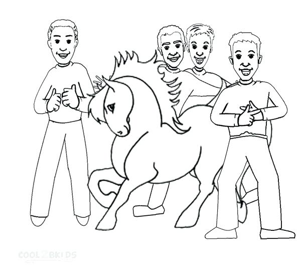 600x540 The Wiggles Coloring Pages The Wiggles Coloring Pages Printable