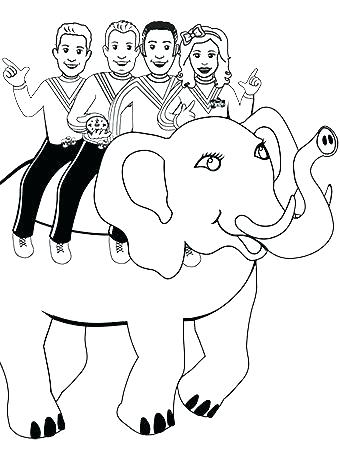 Wiggles Coloring Pages Drawing Colouring Emma Kids Printable ...