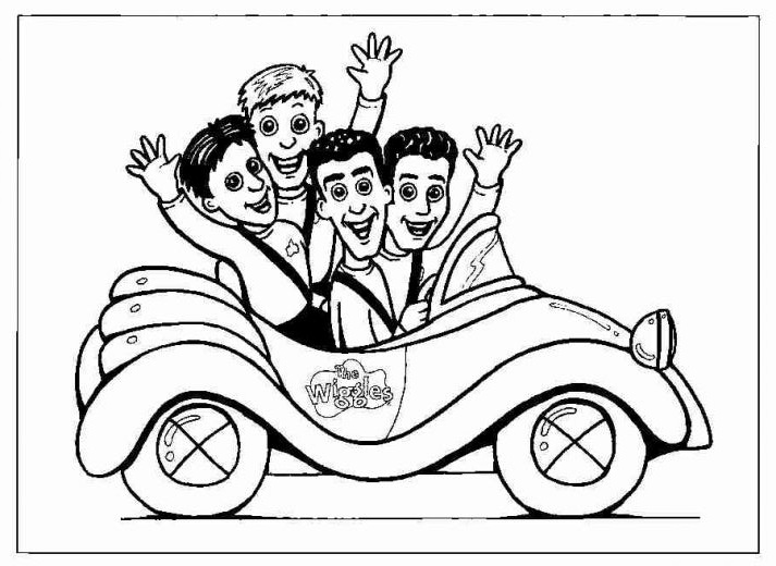713x520 Fun Coloring Pages The Wiggles Coloring Pages