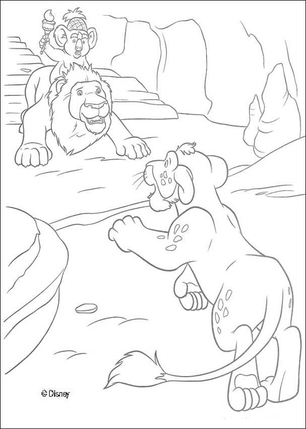 607x850 Discover This Beautiful Coloring Page Of The Disney Movie The Wild