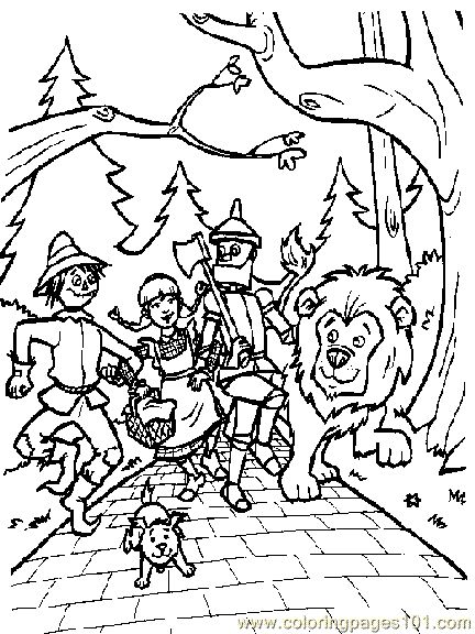 The Wiz Coloring Pages