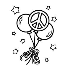 230x230 Top Free Printable Peace Sign Coloring Pages Online