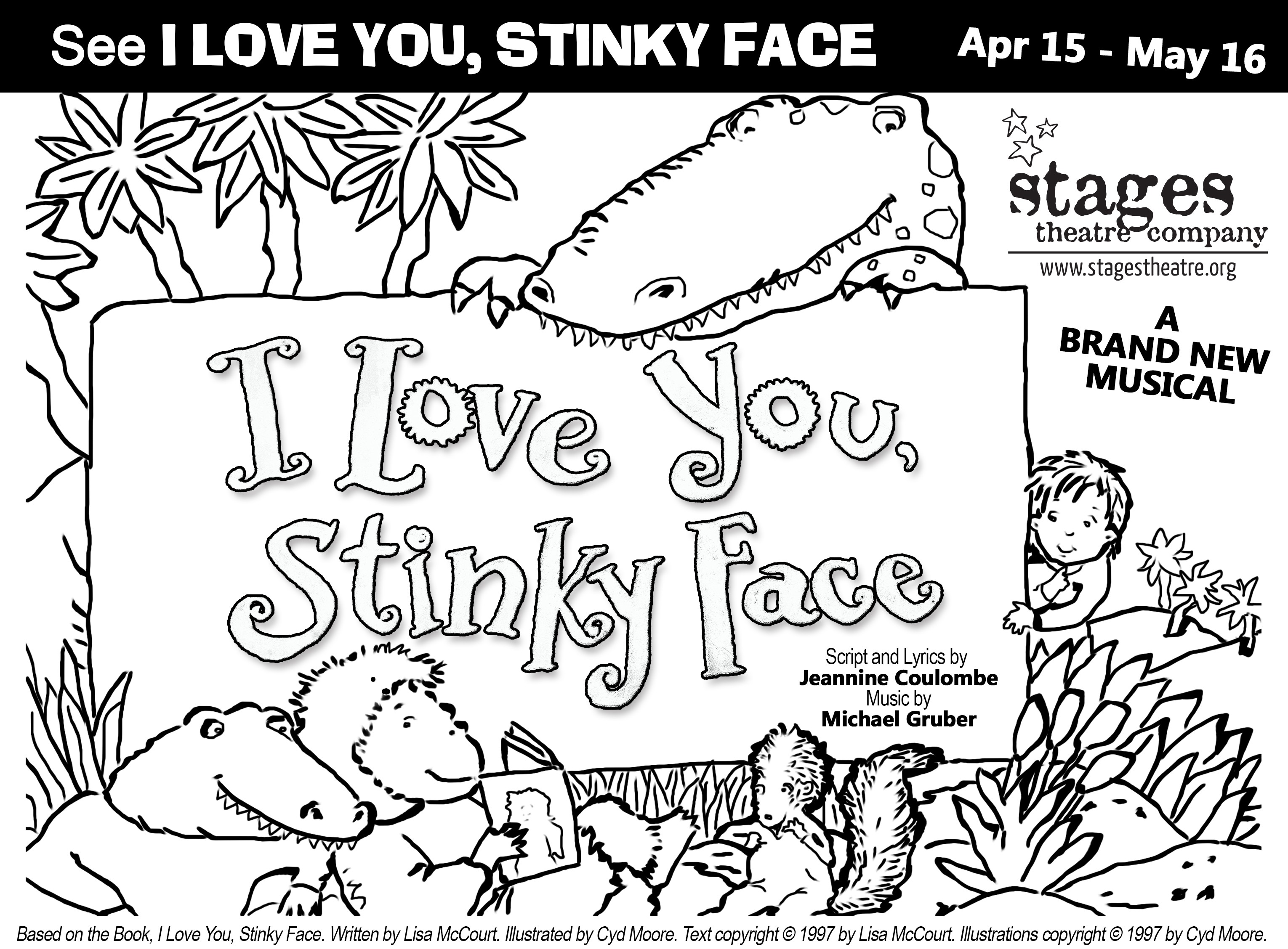 3060x2256 I Love You Stinky Face Coloring Pages Best Of Stages Theatre Pany