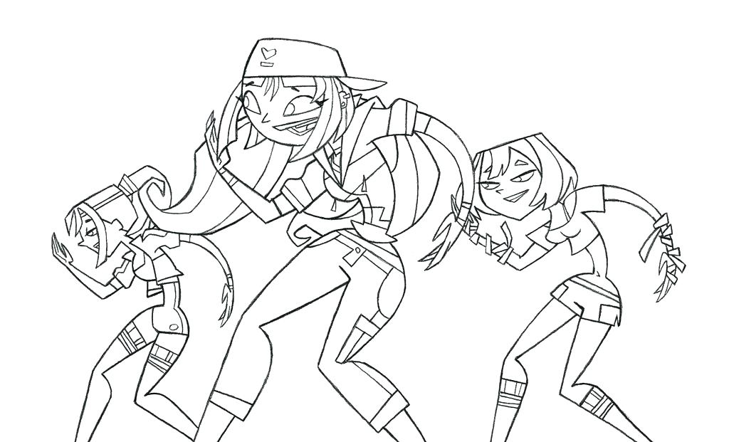 1024x621 Total Drama Coloring Pages Island Coloring Pages Total Drama