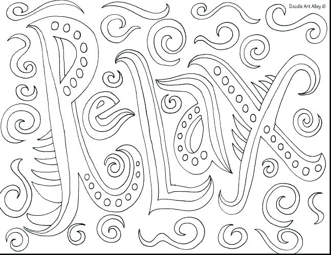 647x500 Relaxation Coloring Pages