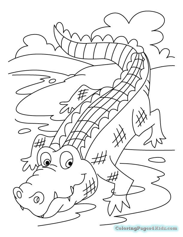 612x792 Alligator Therapy Coloring Pages Coloring Pages For Kids