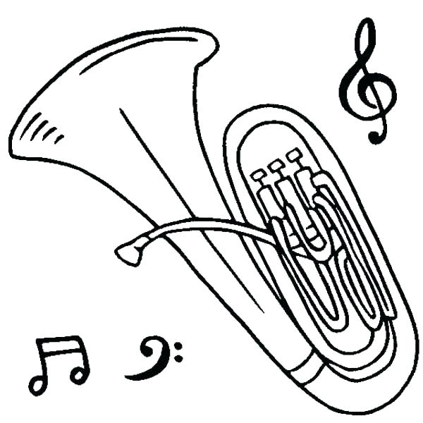 600x600 Music Instruments Coloring Pages Thermometer Coloring Page Musical