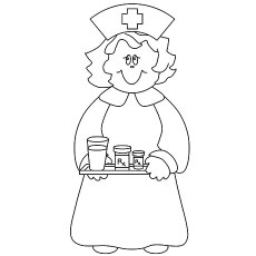 230x230 Top Free Printable Nurse Coloring Pages Online