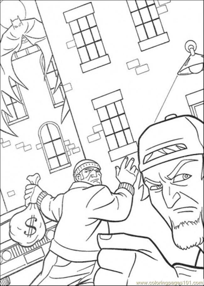 650x912 The Thief Coloring Page